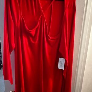 Front red Cuthole sexy dress, that stand out  Sexy but classy.